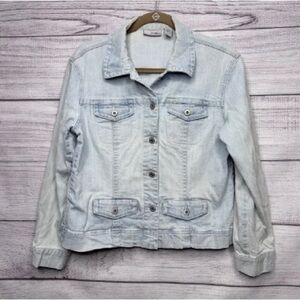 Stylish Light Blue Denim Jacket for Women